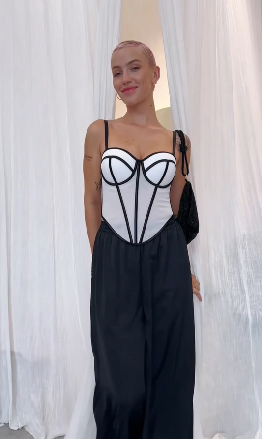 Judie corset Black strap